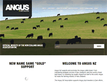 Tablet Screenshot of angusnz.com